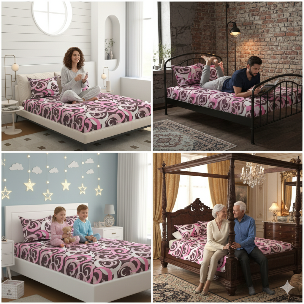 Premium Cotton Bedsheet – Unique, Stylish & Long-Lasting