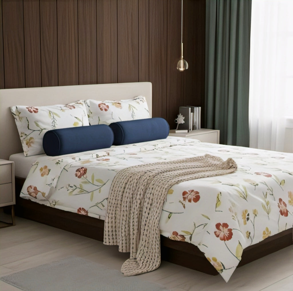 Premium Cotton Floral Bedsheet Set – Elegant, Soft & Stylish