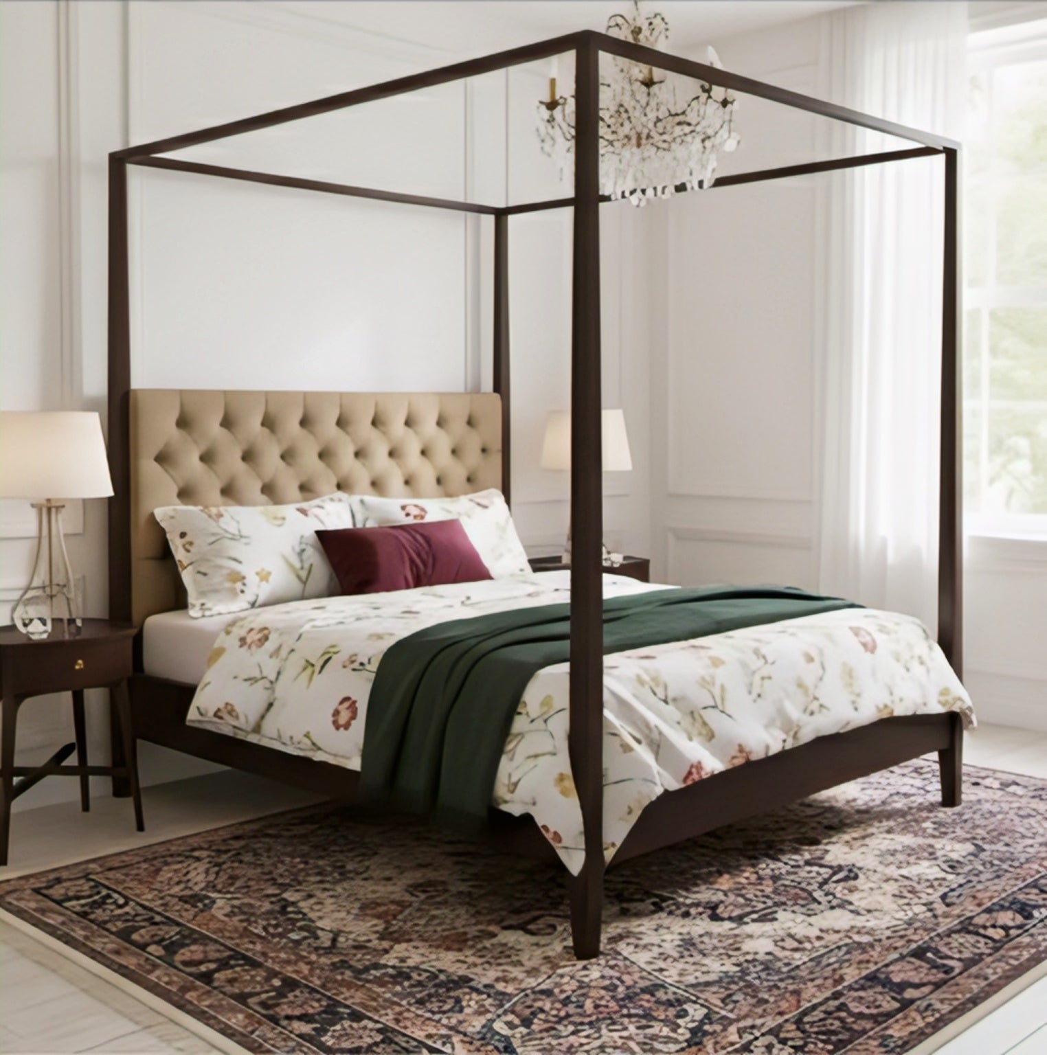 Premium Cotton Floral Bedsheet Set – Elegant, Soft & Stylish