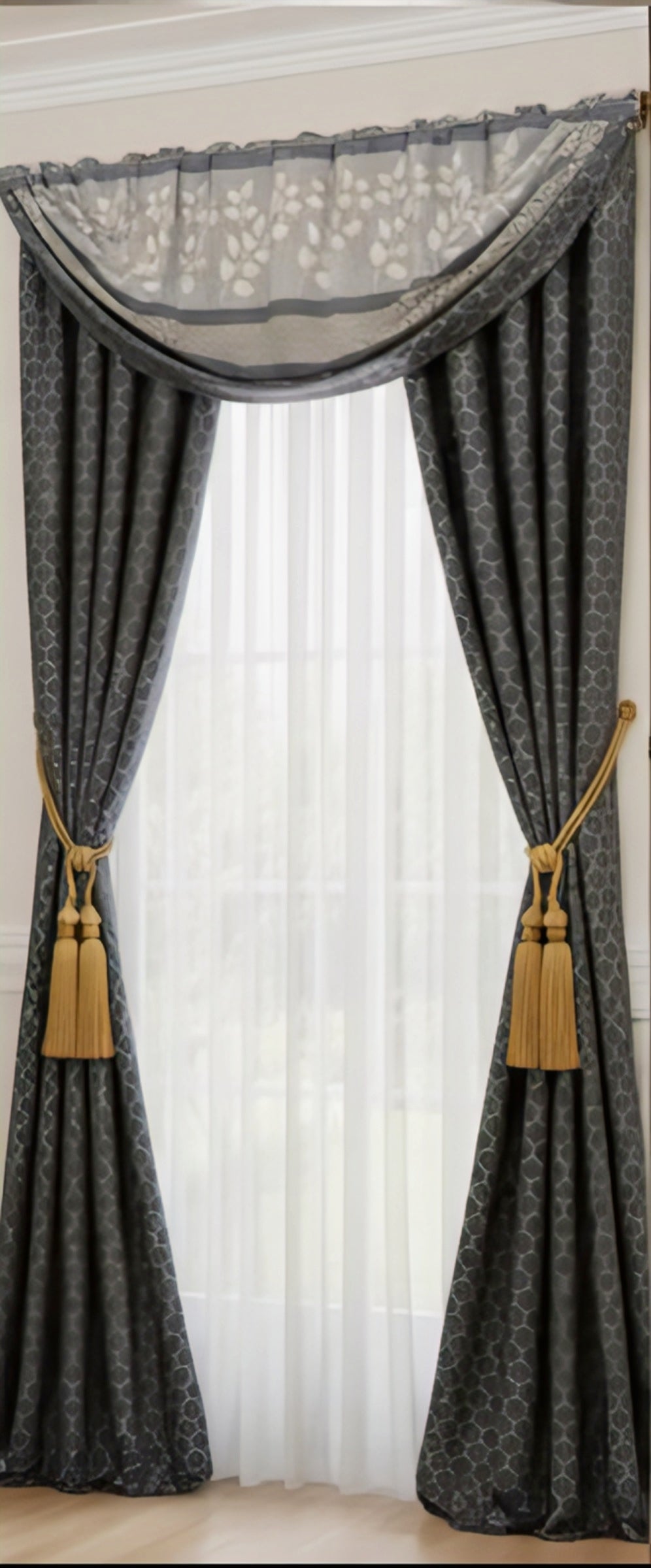 Arctic Wave Premium Designer Curtains