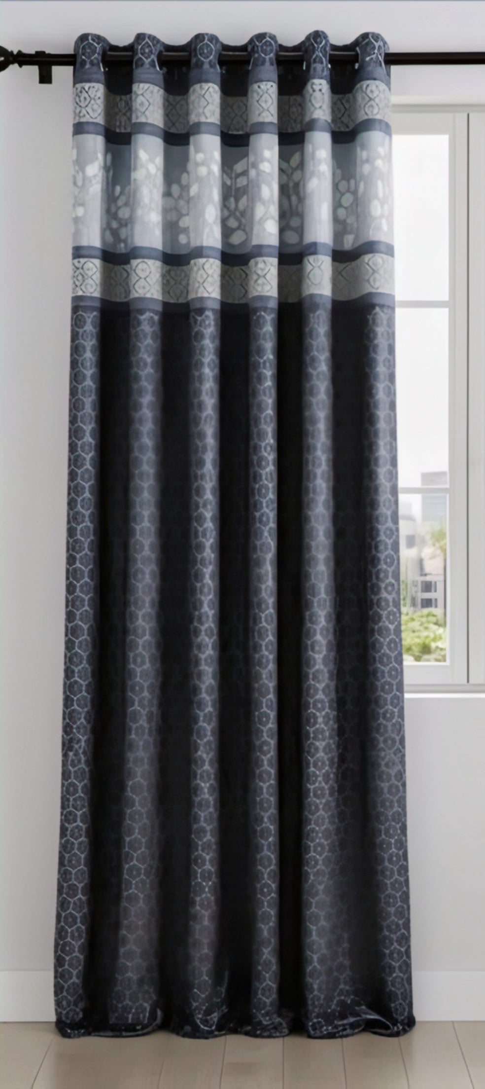 Arctic Wave Premium Designer Curtains