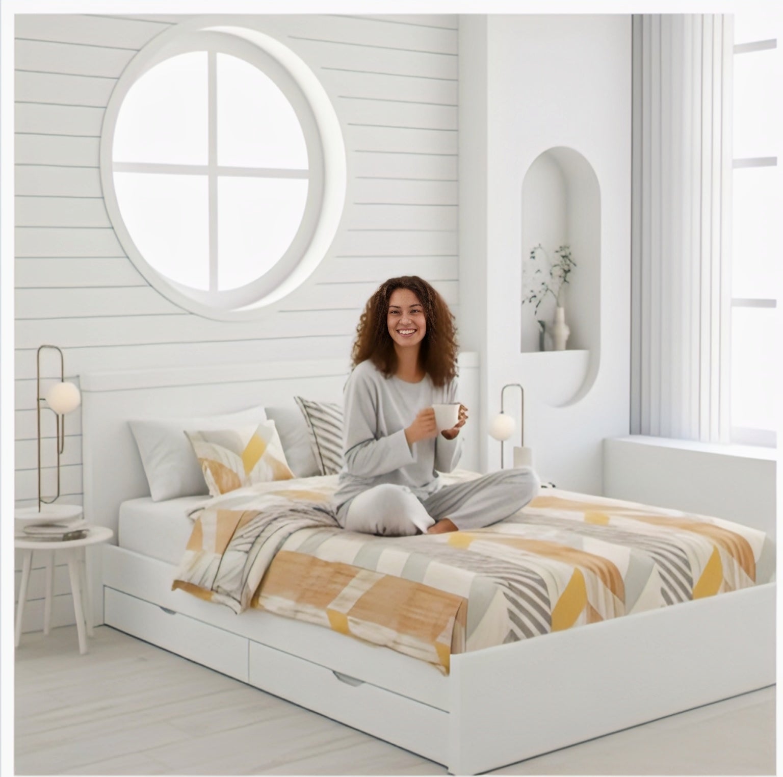 UrbanWeave Premium Cotton Bedsheet Set